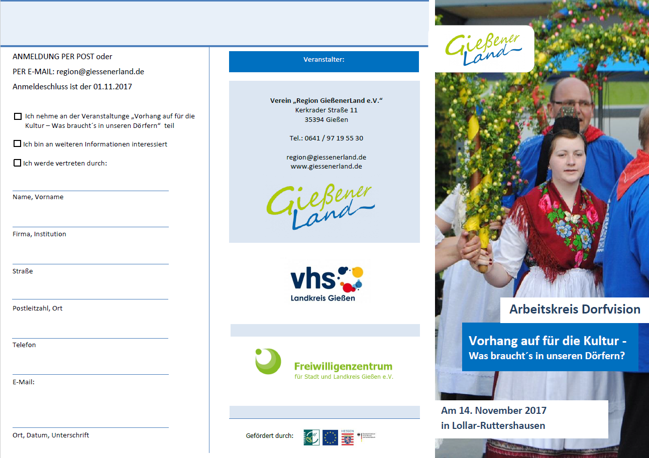 Arbeitskreis Dorfvision Arbeitskreis Dorfvision