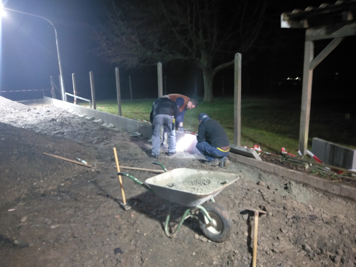 Eisstockbahnen Sanierung 2019 Eisstockbahnen Sanierung 2019