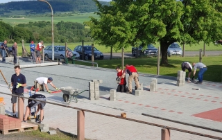 Eisstockbahnen Sanierung 2019 Eisstockbahnen Sanierung 2019