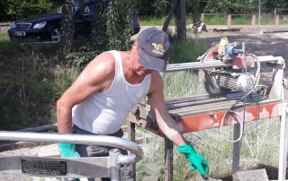 2 Landebahnen am Mainzlarer Sportplatz fast Fertig 2 Landebahnen am Mainzlarer Sportplatz fast Fertig
