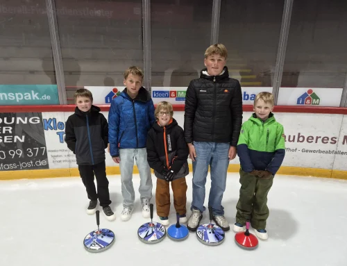 Neues von der Eisstockjugend – Erstes Training auf Eis