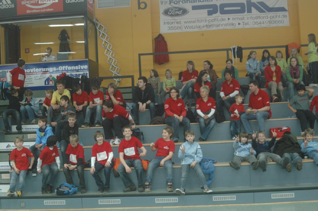 Jugend des TV 1905 Mainzlar besucht den TV Hüttenberg