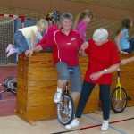 Einradfahren bei TV Mainzlar