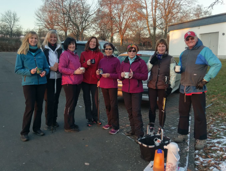 Nordic Walking Gruppe startet bei idealen Bedingungen in das Jahr 2017 Nordic Walking Gruppe startet bei idealen Bedingungen in das Jahr 2017