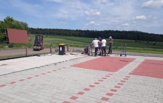 2 Landebahnen am Mainzlarer Sportplatz fast Fertig 2 Landebahnen am Mainzlarer Sportplatz fast Fertig