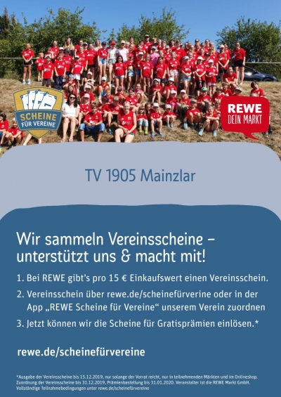 Wir sammeln Vereinsscheine