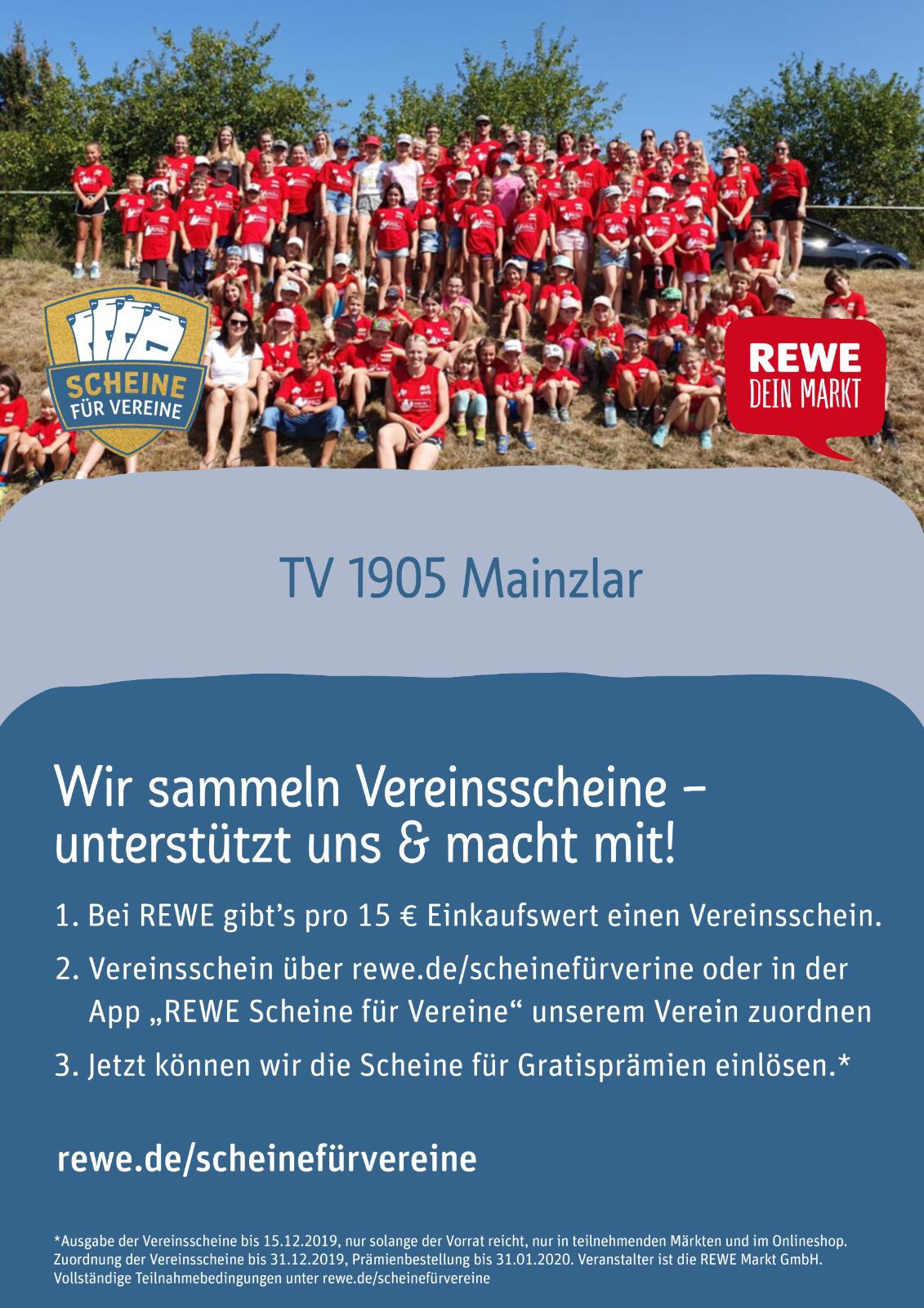 Wir sammeln Vereinsscheine