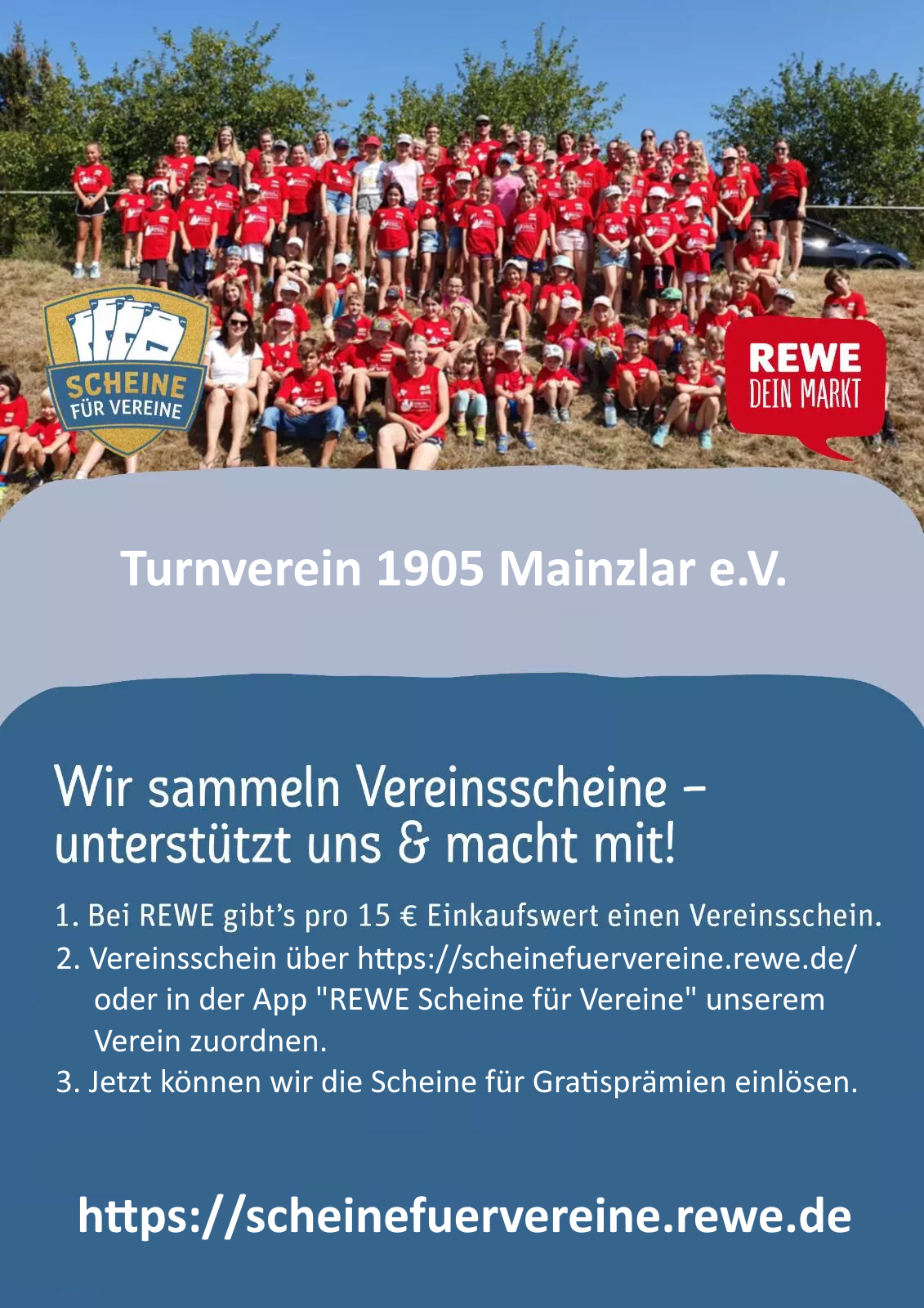 Scheine für Vereine - REWE Aktion